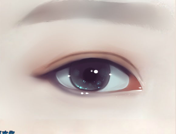 ps结合sai转手绘眼睛的详细操作