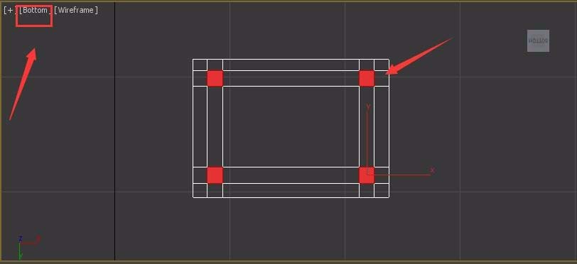 3dsmax创建四角小板凳模型的详细操作