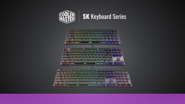 酷冷至尊带来SK621迷你机械键盘：64键