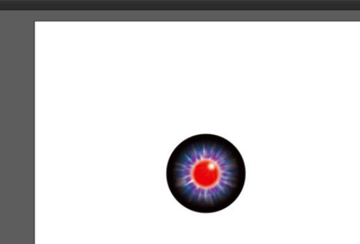 ai做出眼球图案的操作流程