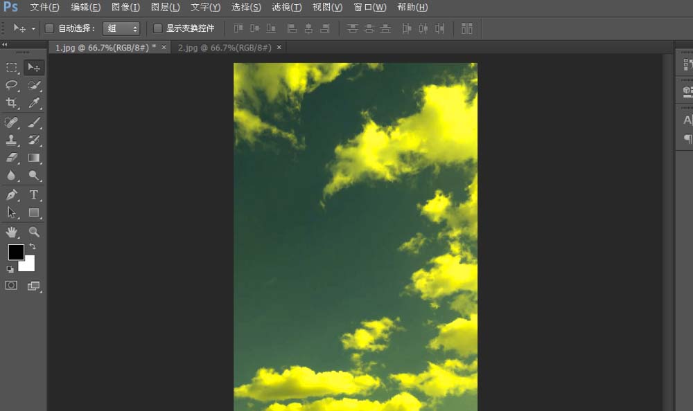 Adobe Photoshop CS6使用匹配颜色调色的操作步骤