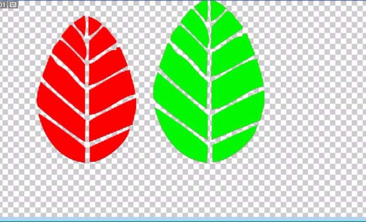 ps做出彩色卡通树木图标的操作流程