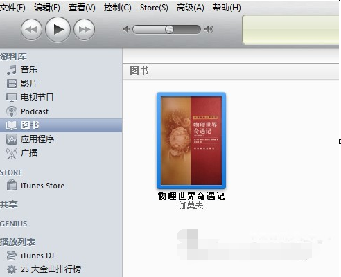iTunes同步电子书的详细操作