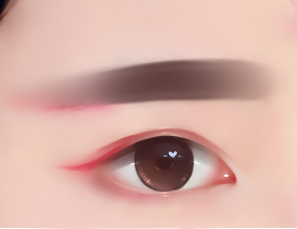 PS仿手绘制作水灵眼睛的详细操作