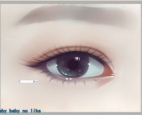 ps结合sai转手绘眼睛的详细操作