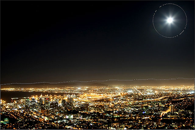 PS为夜空加点点繁星的图文操作