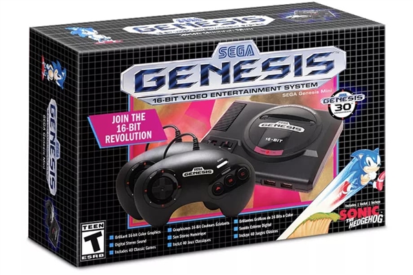 世嘉：年底带来复古版Genesis迷你型主机
