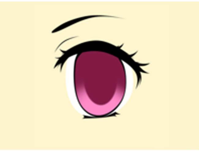 ps制作动漫人物眼睛的图文操作