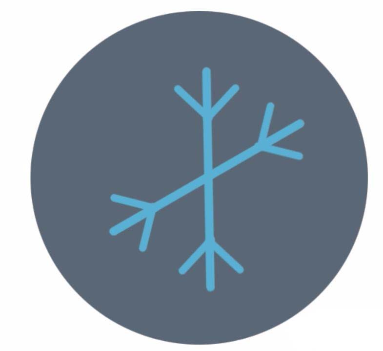 ps打造立体雪花图标的基础操作