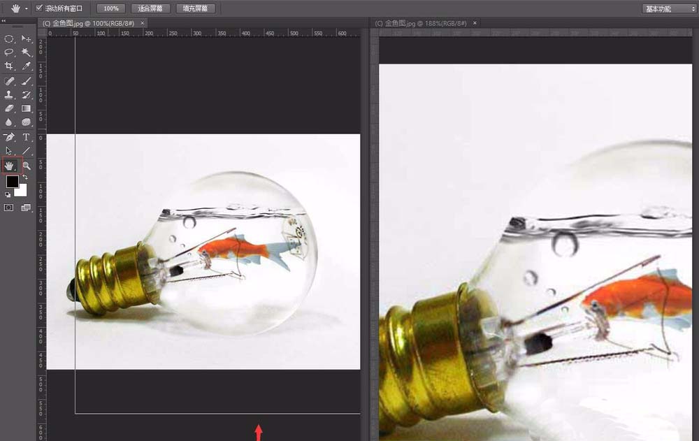 PS使用双窗口监视图像功能的详细操作
