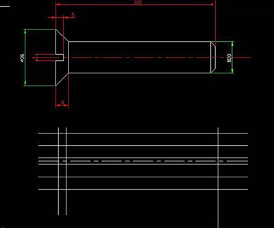 AutoCAD 2007制作螺丝钉的简单操作