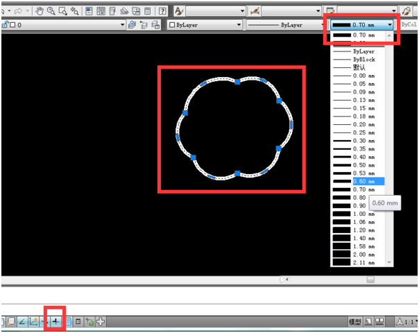 将AutoCAD里绘制的云线变粗的详细操作