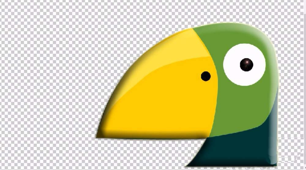 ps制作彩色鹦鹉头像的图文操作