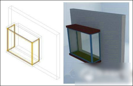 cad制作飘窗的操作步骤