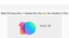 一加7 Pro尝上第三方MIUI 10刷机包