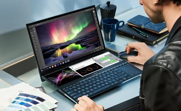 华硕旗下ZenBook Pro Duo上线：支持手写笔