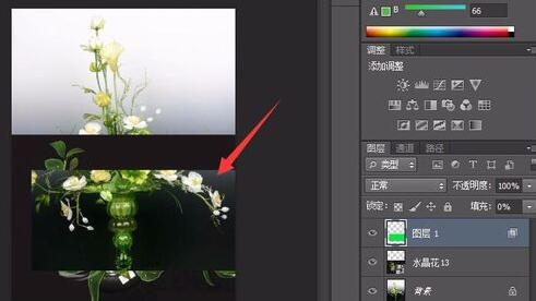 PS做出遮罩效果的图文操作