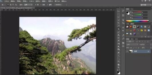 ps绘制出水墨画效果的详细操作