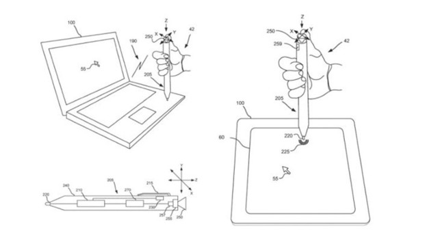 微软Surface Pen专利：数据传输方式有变化