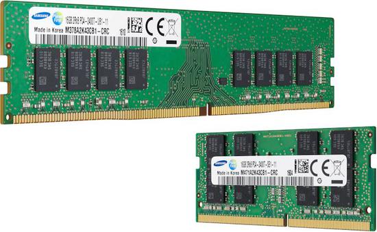 三星32 Gb DDR4内存芯片出样 1G x16结构