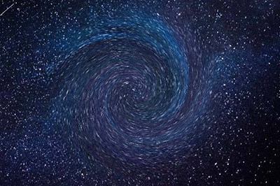 Photoshop制作出旋转星空的具体操作方法