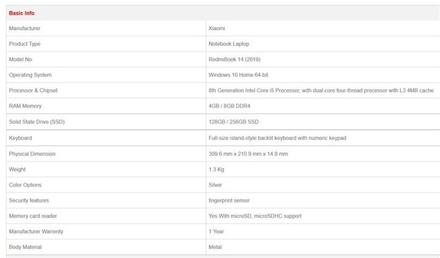 红米笔记本redmibook 14或于今年7月上线