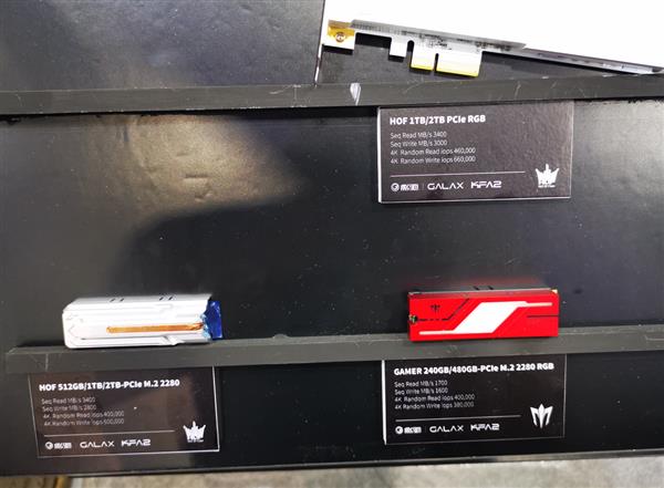 影驰发PCIe 4.0硬盘：容量8TB