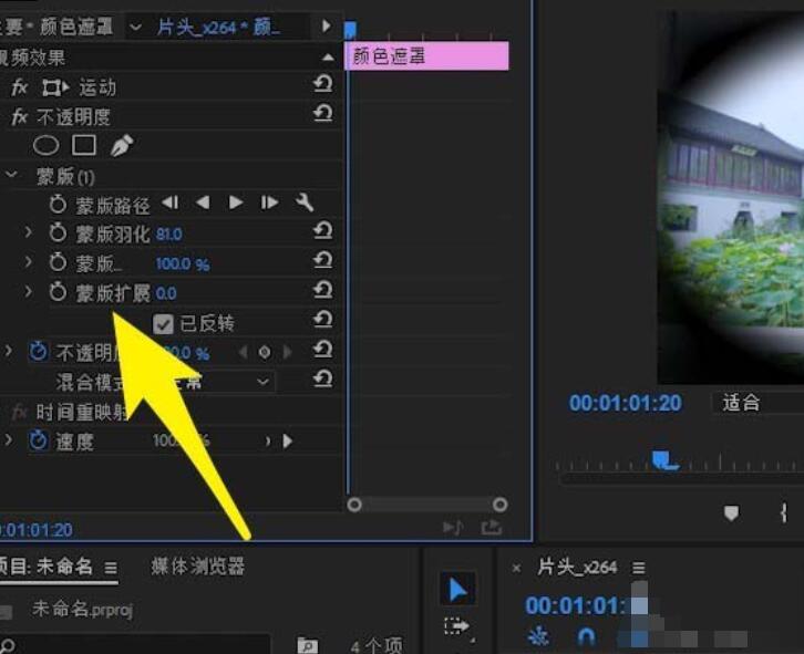 premiere给视频制作眨眼效果的图文操作