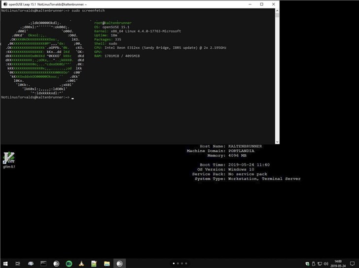 openSUSE Leap 15.1发行版上线Windows 10商店