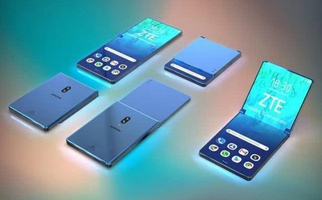 中兴旗下折叠屏手机专利：如同翻盖设计