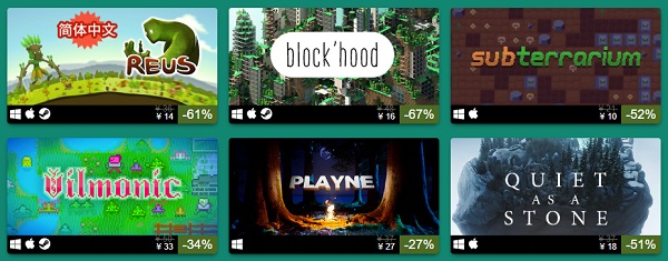 回归大自然 steam“世界环境日”开启促销