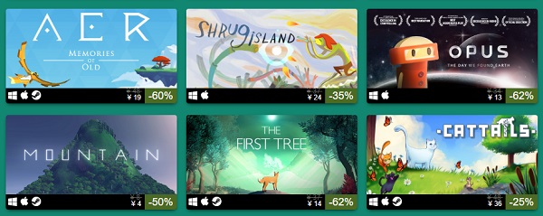 回归大自然 steam“世界环境日”开启促销