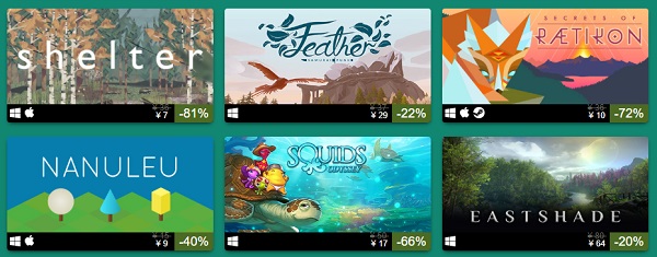 回归大自然 steam“世界环境日”开启促销