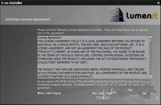 LumenRT Studio 2015安装操作流程讲述