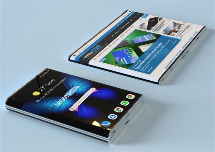 三星新折叠屏设计：显示屏大变样