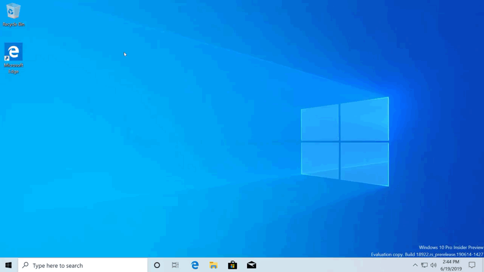 新Windows 10 20H1快速预览版18922上线