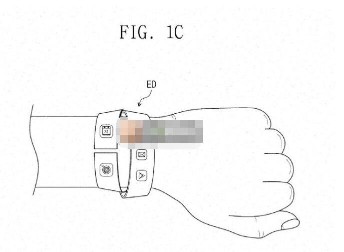 三星柔性显示屏专利：专注可穿戴设备