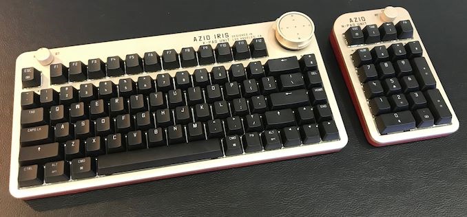 Azio推个性机械键盘 旋钮式开关