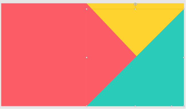 ppt绘制几何图形色块拼图效果封面的操作技巧