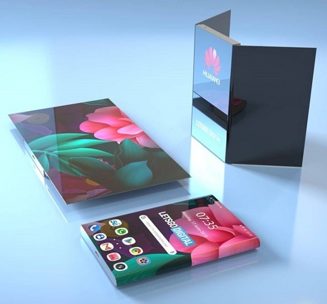 华为新专利：双屏折叠设备供应三种使用模式