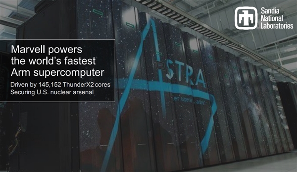 Marvell第二代ARM处理器ThunderX2现身