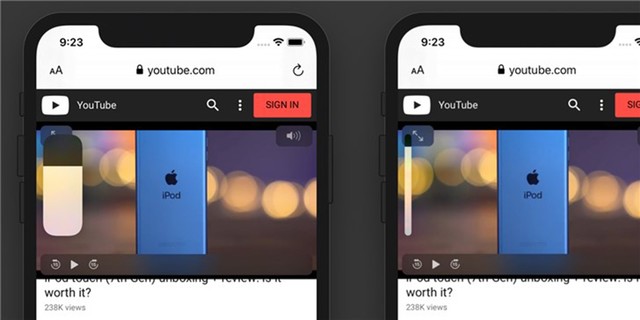iOS13音量调节显示位置有变动！