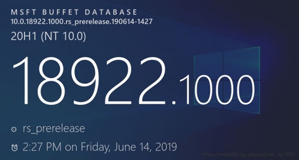 微软上线Win10 Build 18922：2地获调整