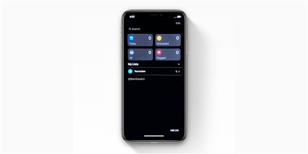 iOS 13截图：全新Reminders APP