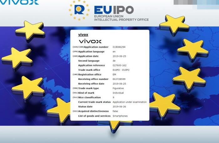 vivo注册商标“vivo X” 是下一代旗舰？