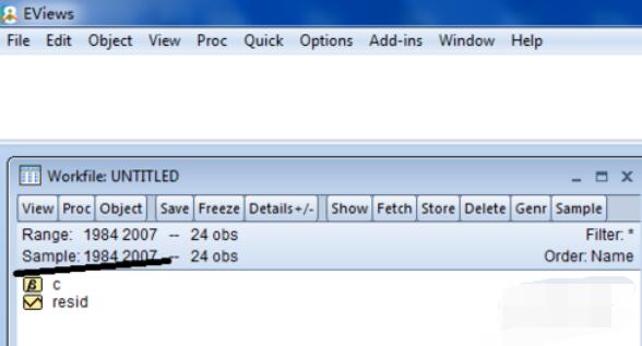 Eviews建立workfile的操作方法