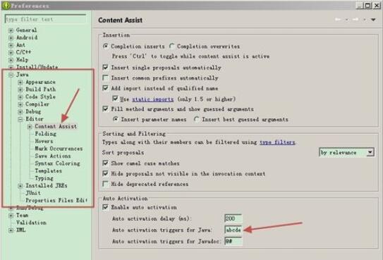 eclipse android adt修改配置方法