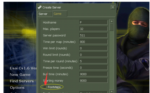 cs1.6英文版消除脚步声的操作介绍