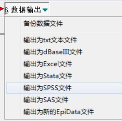 epidata数据转化成SPSS文件操作步骤