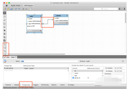 MySQL WorkBench设计数据库的操作过程